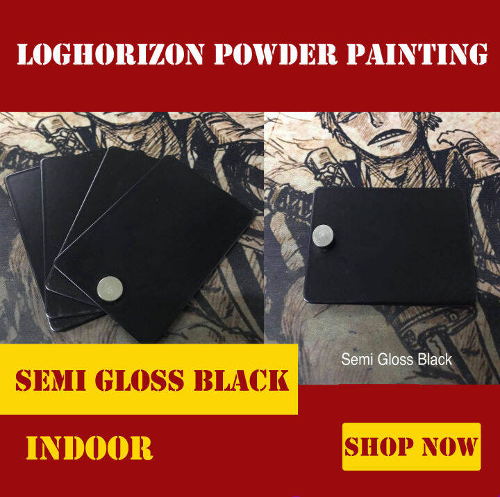 Powder Coating Paint 1kg Semi Gloss Black Lazada PH