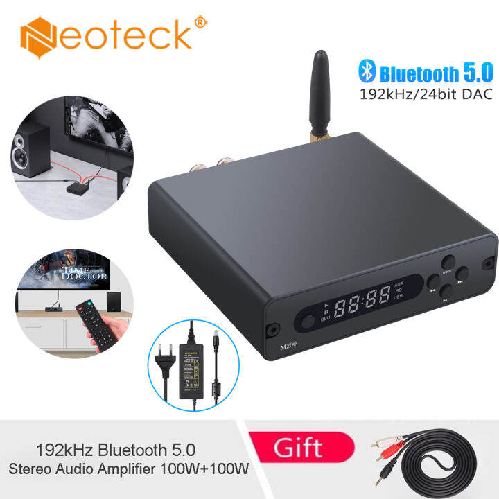 Neoteck Amplifier Audio Stereo Khz Bit Penerima Bluetooth Hi