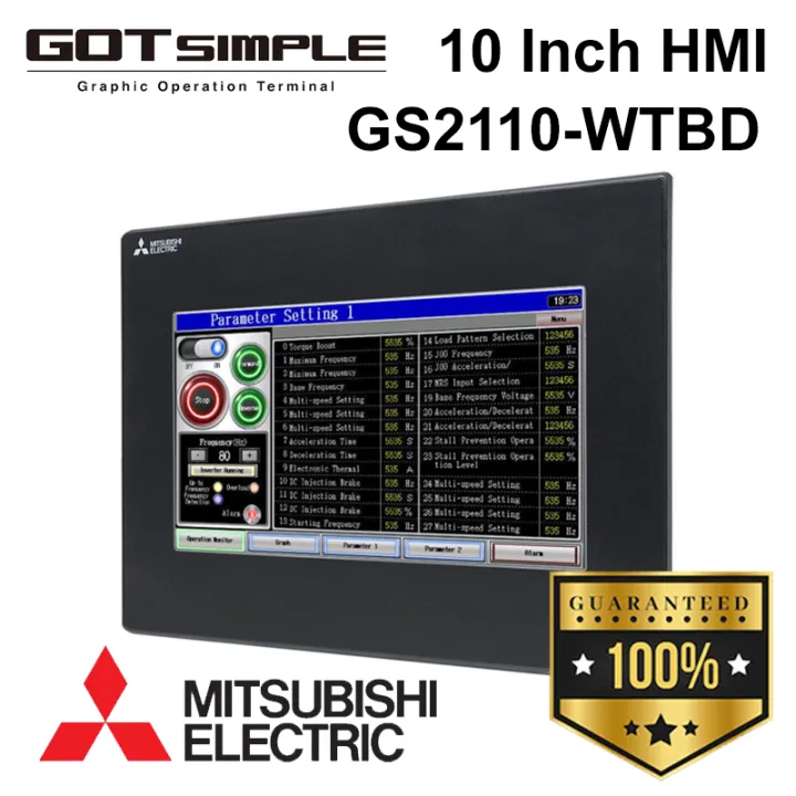 Mitsubishi Gs Wtbd N Hmi Human Machine Interface Plc Touch Screen