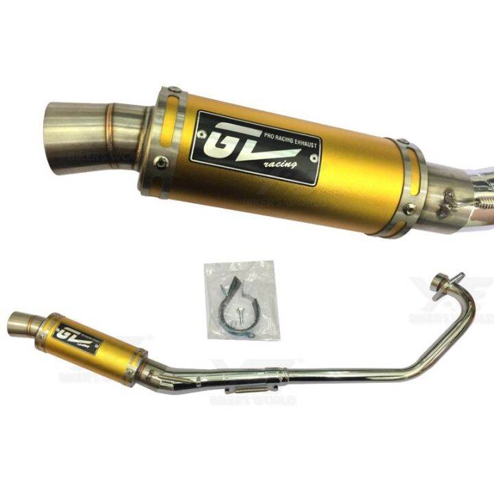 GL Racing Exhaust 28mm With Clip Wave100 R Ex5 Wave125 Wave110 Dash