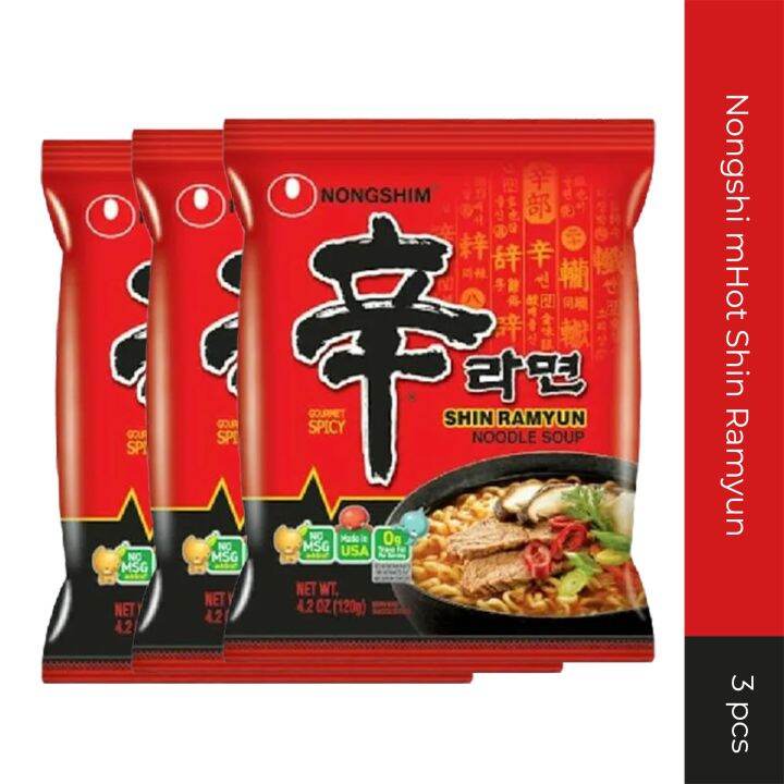 Nongshim Hot Shin Ramyun Pcs Lazada Indonesia