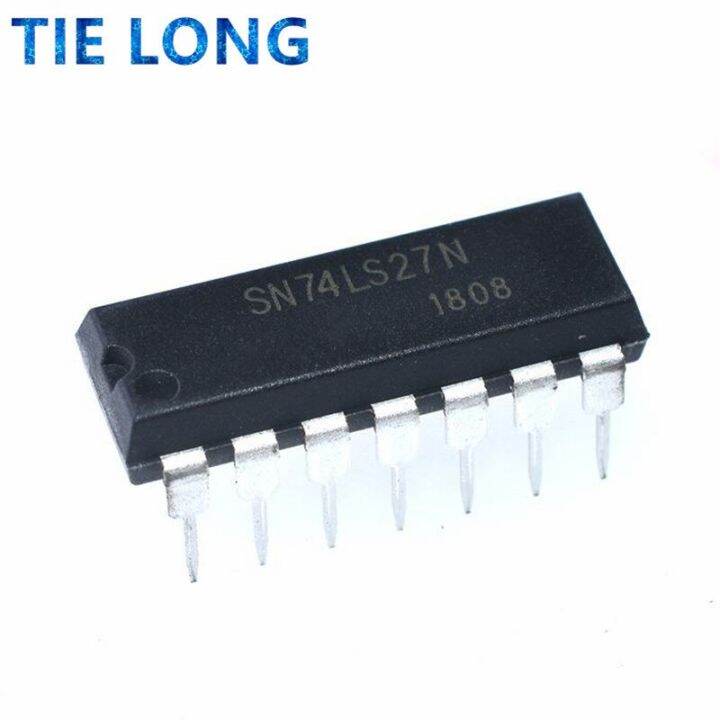 10pcs Lot HD74LS27P SN74LS27N 74LS27 DIP 14 TRIPLE 3 INPUT NOR GATE IC