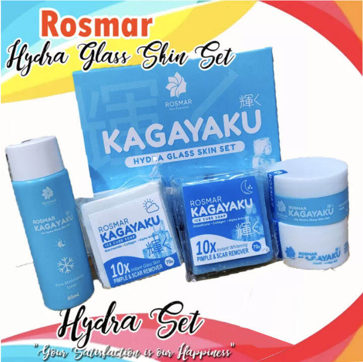 Rosmar Kagayaku Hydra Glass Skin Set Lazada Ph