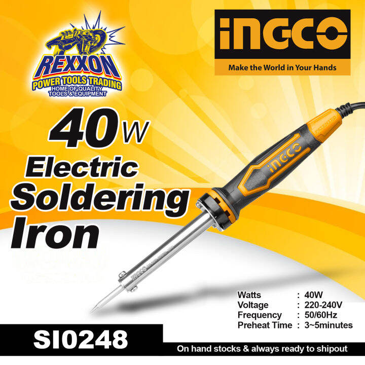 Ingco W Electric Soldering Iron Si Rexxon Power Tools Trading