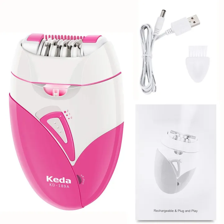 Keda Rechargeable Electric Lady Shaver Hair Remover Epilator Lazada Ph