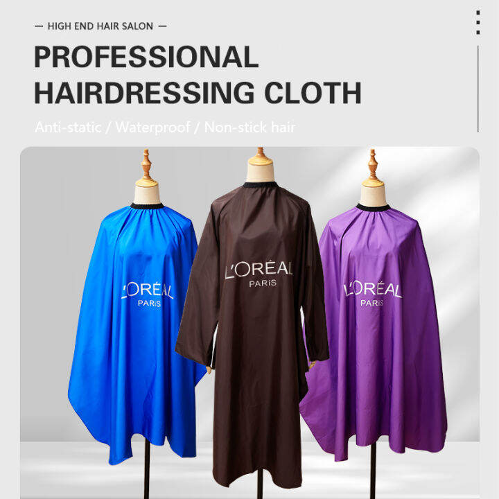 Hairdresser Apron Barber Haircut Cloth Hair Cut Cape Hairdress Gown