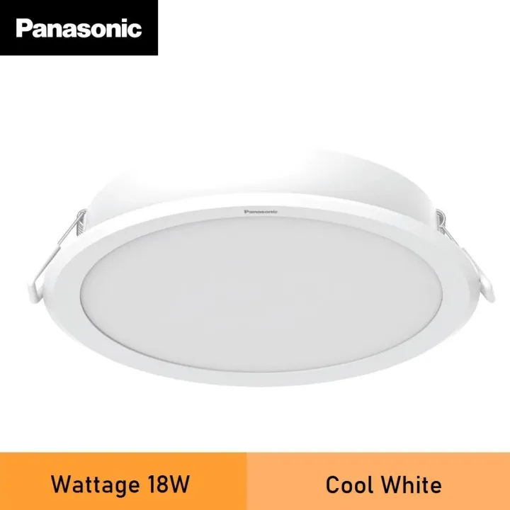 PANASONIC NNV70044WE1M LED DOWNLIGHT 18W COOL WHITE ENERGY SAVING 10