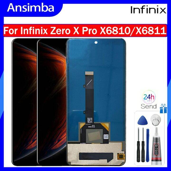 Ansimba TFT Screen For Infinix Zero X Pro X6810 X6811 LCD Display Touch