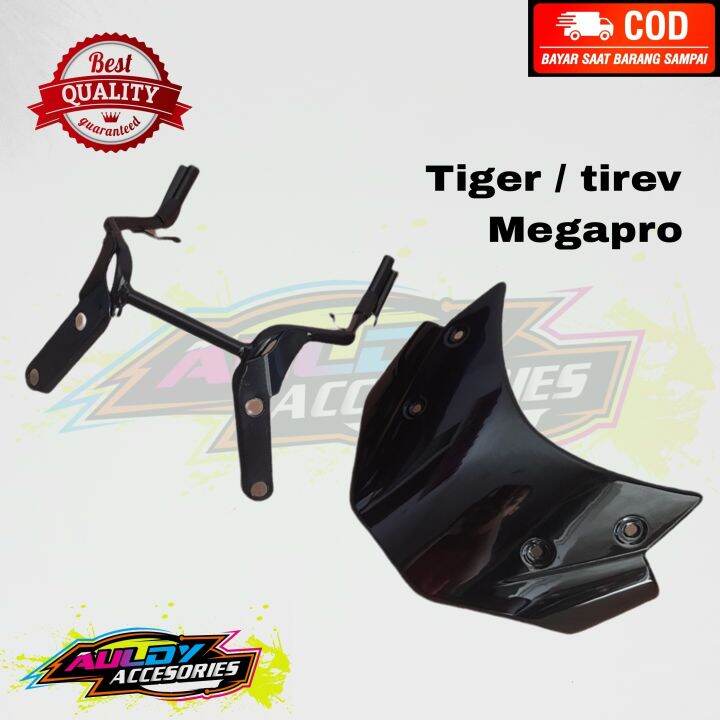 Visor Tiger Revo Tirev Megapro Mega Pro Primus Set Breket Bracket