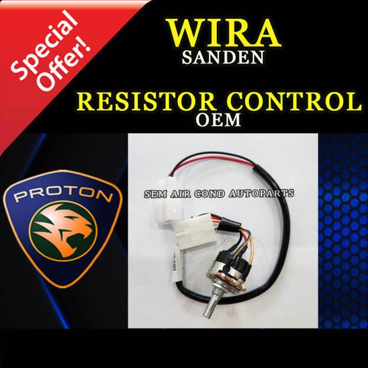 PROTON WIRA SANDEN TAIWAN NEW RESISTOR CONTROL CAR AIRCOND SYSTEM