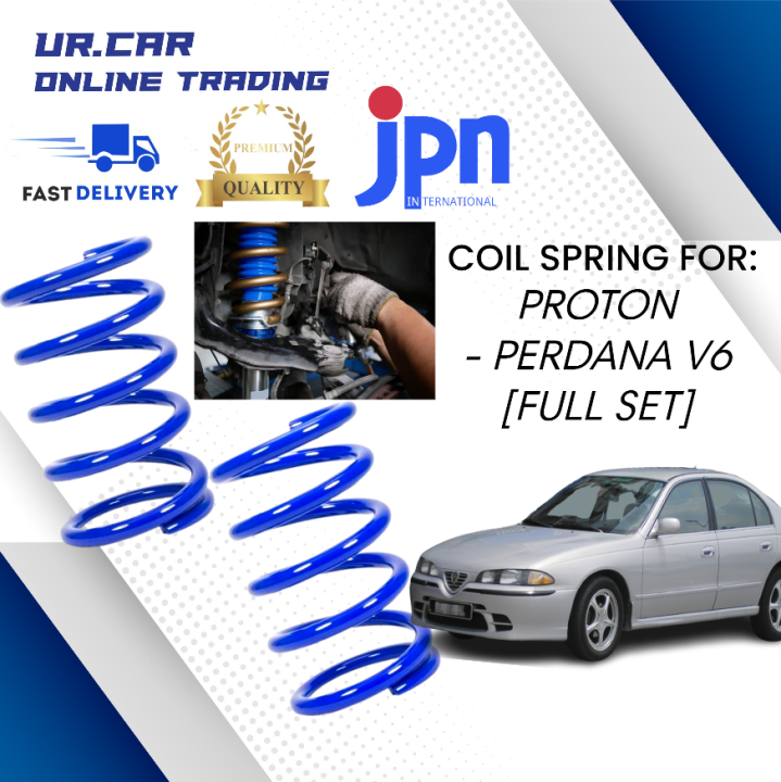 JPN COIL SPRING PROTON PERDANA V6 FULL SET FRONT REAR LEFT RIGHT