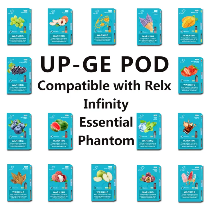 Authentic UPGE R4 Relx Infinity Pods Single Pods Compatible With Relx