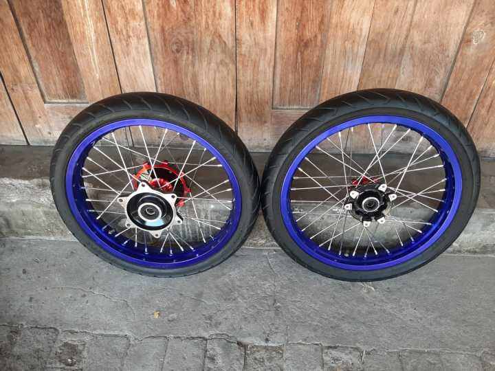 Wheelset Semi Cacing Crf Ring Roda Set Herex Crf Ukur