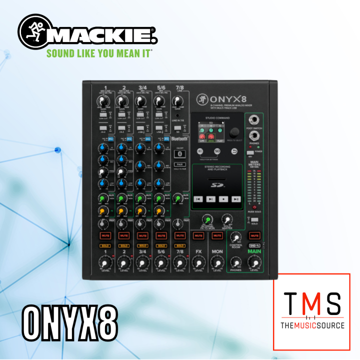 Mackie Onyx Channel Premium Analog Mixer With Multi Track