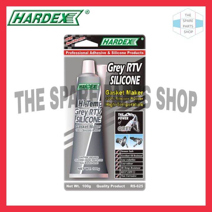 Hardex Gasket Maker Gum High Temperature Grey Rtv Silicone Rs G