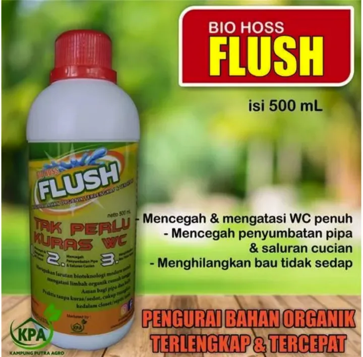 Flush Bio Hoss Obat Penguras Sepic Tank Penuh Wc Mampet Bau Terbaik