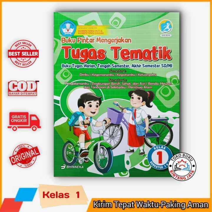 Buku Latihan Ulangan Tematik Kelas 1 Buku Pintar Mengerjakan Tugas