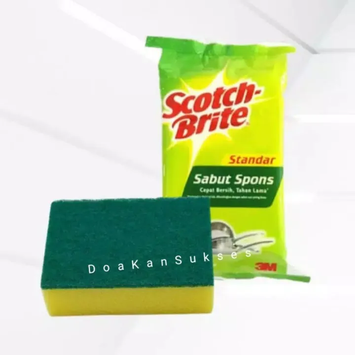 3M Scotch Brite Sabut Spons Cuci Piring Lazada Indonesia