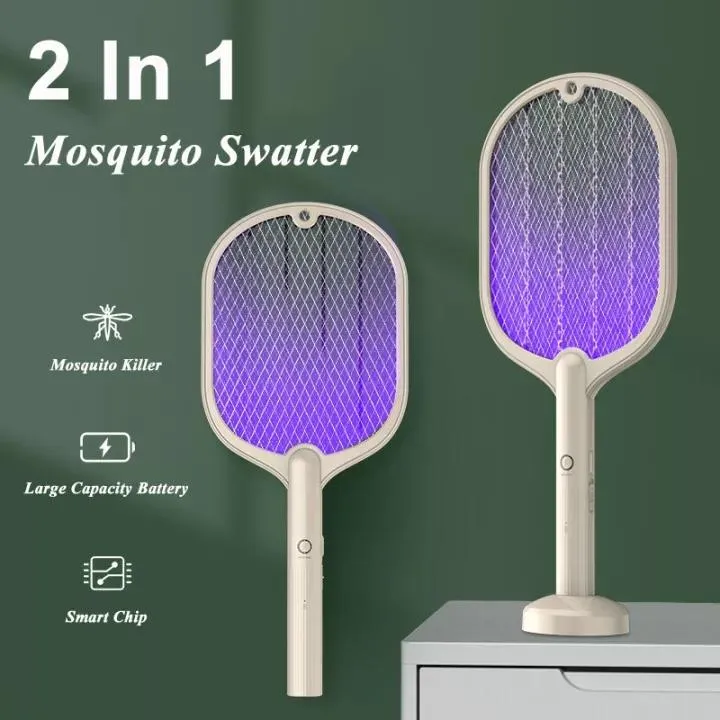 Easylife 2 In 1 Rechargeable Electric Mosquito Swatter Electric