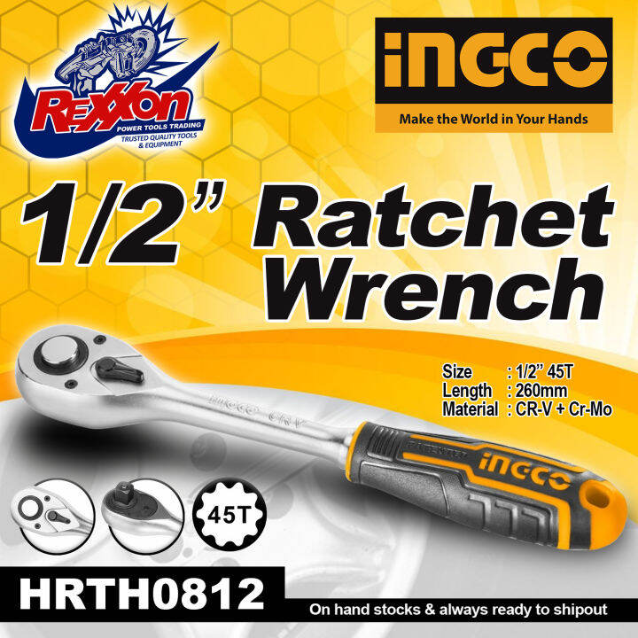 Ingco Industrial Ratchet Wrench Hrth Rexxon Power Tools