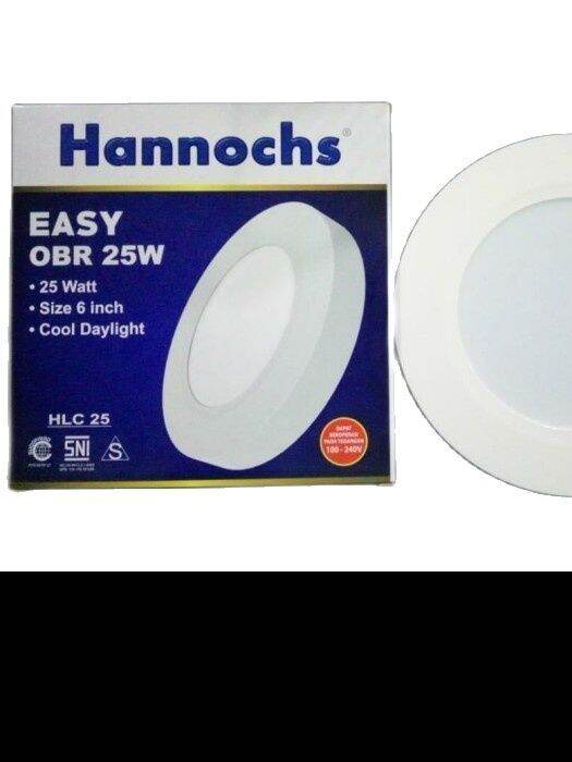 Lampu Panel OB 25W Hannochs Easy OBR 25 Watt Led Plafon Downli HLC W25