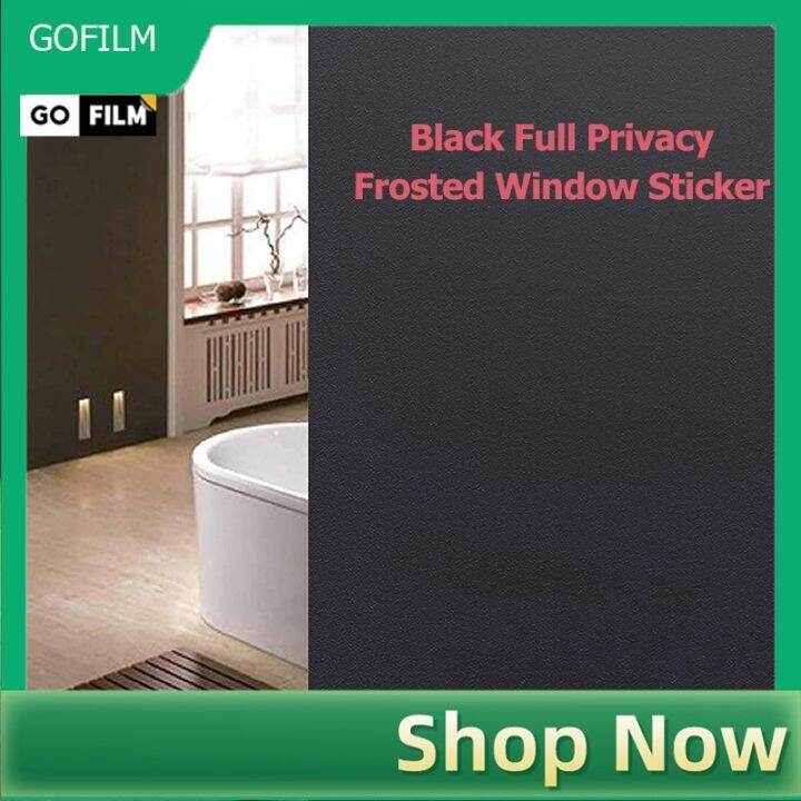 D Frosted Blackout Window Film Privacy