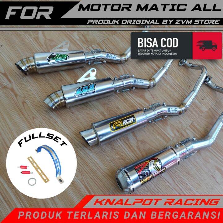 NEW Knalpot Racing Bobokan Motor Matic Mio Beat Scoopy Vario Genio Fino