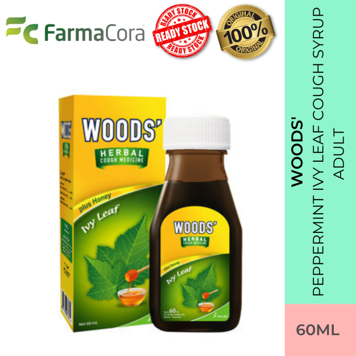 WOODS Cough Syrup Peppermint Ivy Leaf For Adult Lazada