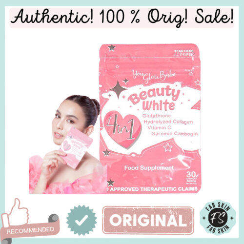 Beauty White You Glow Babe Glutathione Capsule Whitening Slimming