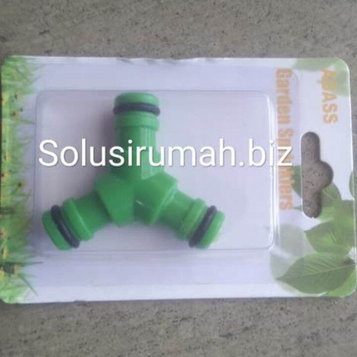 SAMBUNGAN SELANG CABANG 3 BLISTER PVC SEMPROTAN AIR BIASA Lazada