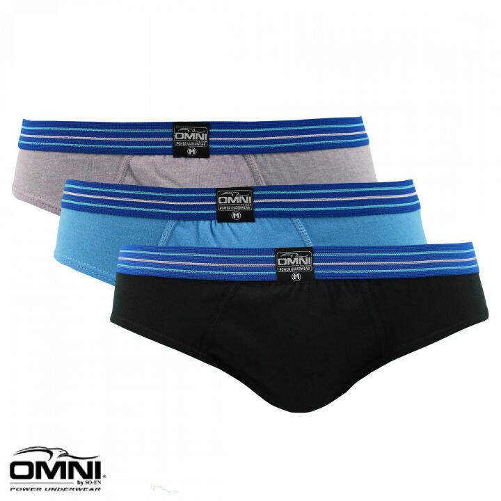 OMNI By SOEN ZBO3 1222C Men S 3in1 Bikini Outside Brief Lazada PH