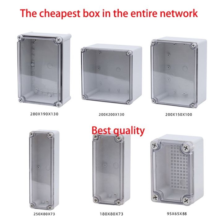 Ip Ag Series Transparent Cover Outdoor Waterproof Diy Electrical