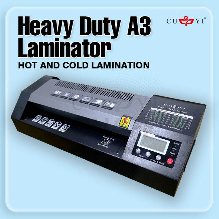 Heavy Duty Laminator Hot Cold Laminating Machine Lazada Ph