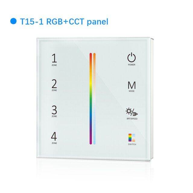 4 Zones 5 In 1 Wall Touch Panel Dmx Master Controller 110 220vac 2 4g