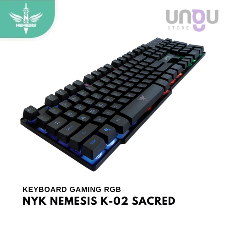 Keyboard Gaming Nyk K Rgb Sacred Full Size Gaming Keyboard Backlight