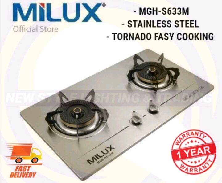 Authorised Dealer Milux Mgh S M Stainless Steel Premium Built In