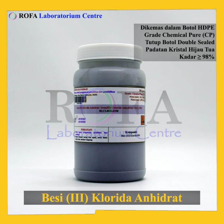 Besi III Klorida Anhidrat Iron III Chloride Anhydrous FeCl3 CP