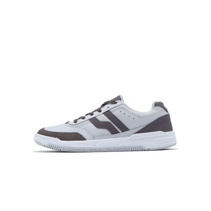 Piero Sepatu Sneakers Street Collins Grey Deep Taupe White Lazada