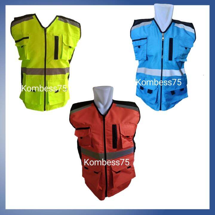 ROMPI SAFETY BAHAN TASLAN ANTI AIR POLOS TANPA LOGO TERBARU Lazada