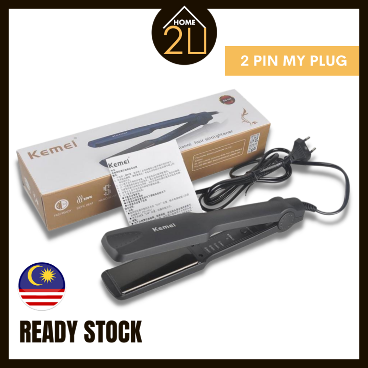 Home2U Kemei Km 329 Iron Ceramic Hair Straightener Styling Tools