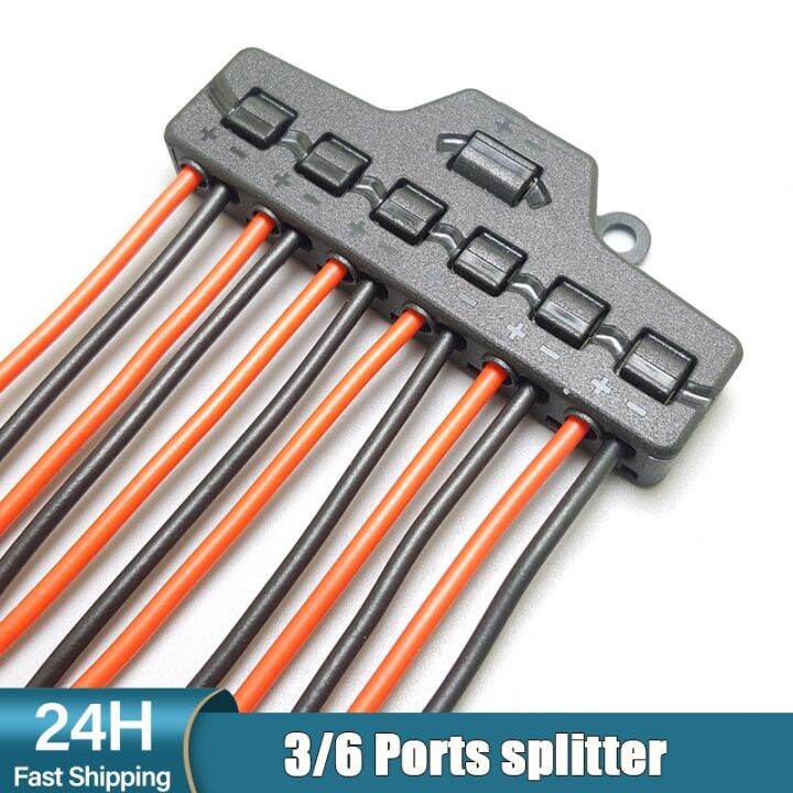 Quick Splitter 3 6 Ports Push In Fast Quick Wire Connector Distribution