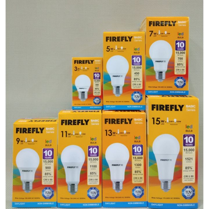 Firefly Led Bulb W W W W W W Daylight Lazada Ph