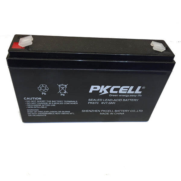 PKCell 6V 7 0Ah Sealed Lead Acid Rechargeable Battery PK 670 6V 7A