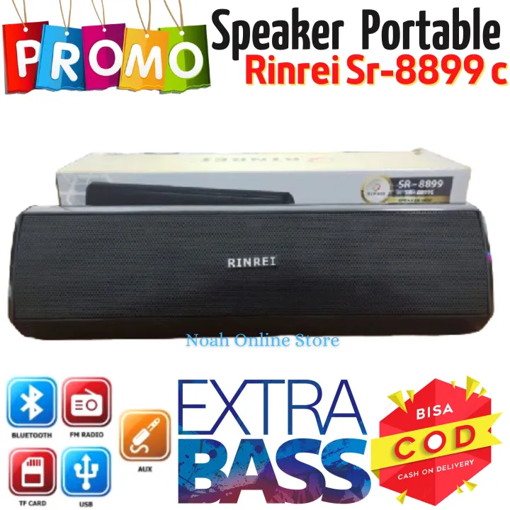 Speaker Bluetooth Usb Memory Speaker Music Rinrei SR 8899C Speaker