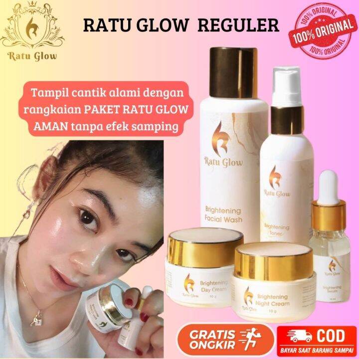 RATU GLOW PAKET BRIGHTENING ECER BPOM ORIGINAL 100 Lazada Indonesia