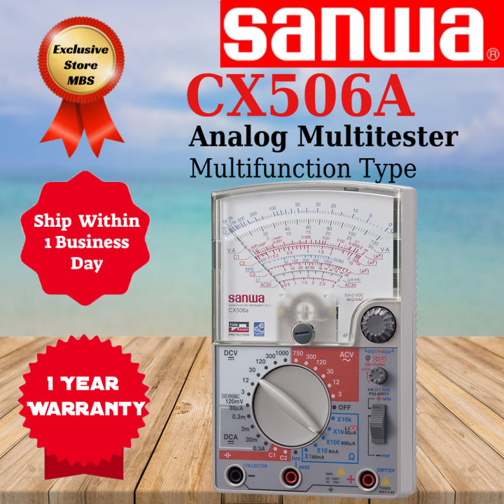 Sanwa Cx A Analog Multimeter Lazada Singapore