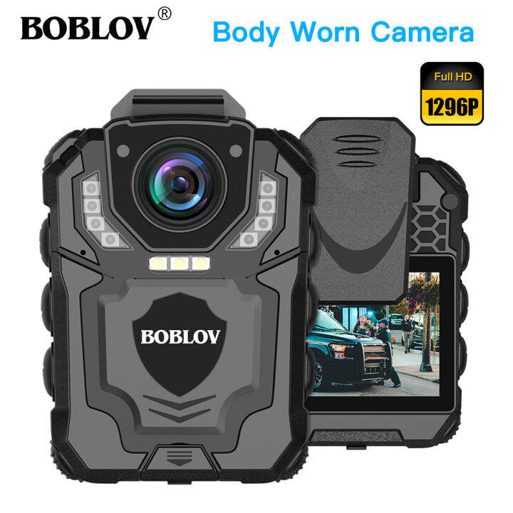 Local StockBOBLOV T5 Police Body Worn Camera With Replaceable