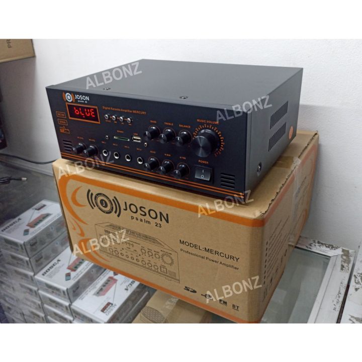 Amplifier Joson Mercury Professional Power Amplifier With Bluetooth Fm