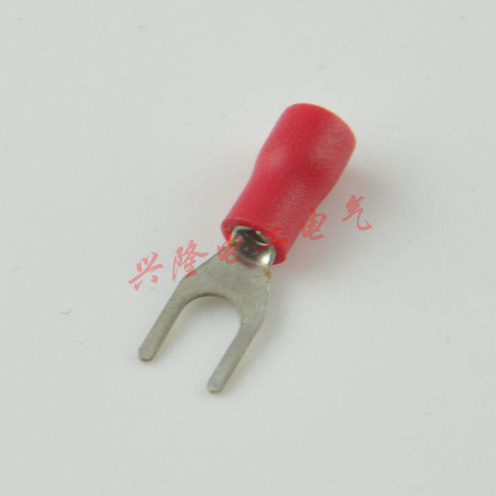 Sv Y U Type Cold Pressed Terminal With Fork Shaped Pre Insulated