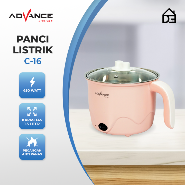 Advance Panci Listrik C 16 C16 Warmer Steamer Multifungsi 1 5L Air